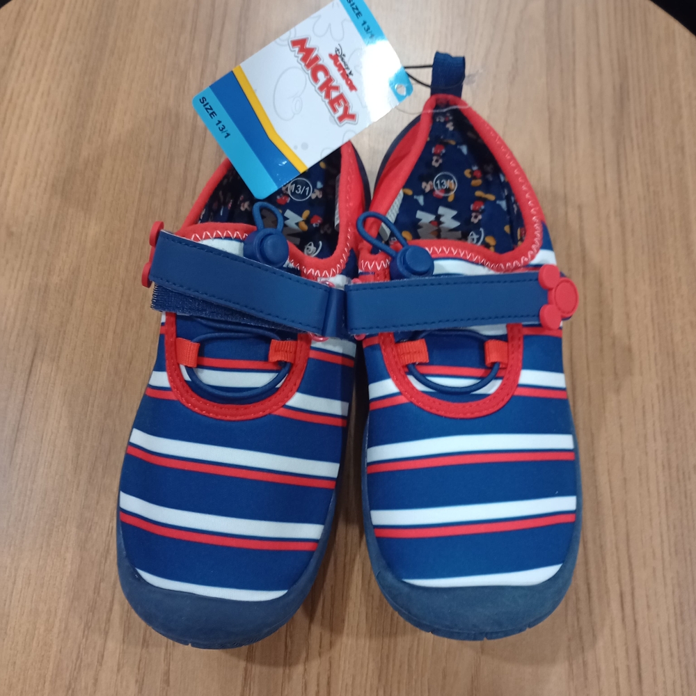 Size 13/1 Disney Mickey Mouse Water Shoes for Boys